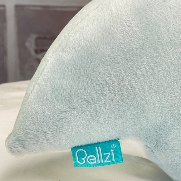 Bellzi Seri The Triceratops Dinosaur Blue Plush Toy 12 Inches Stuffed Animal - Picture 7 of 16